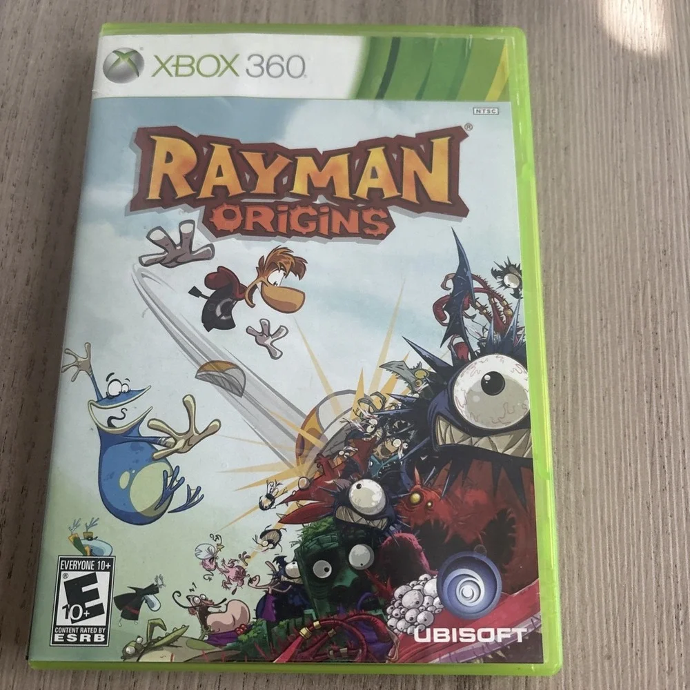 Rayman Origins (Microsoft Xbox 360, 2011) W/ Manual